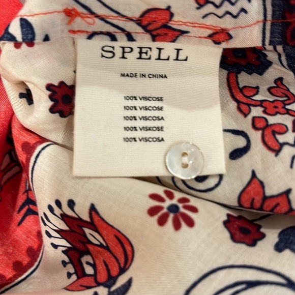 SPELL AND THE GYPSY COLLECTIVE DESERT 🌵 WANDERER PLAYSUIT ROMPER SUNSET NWT - Picture 7 of 8